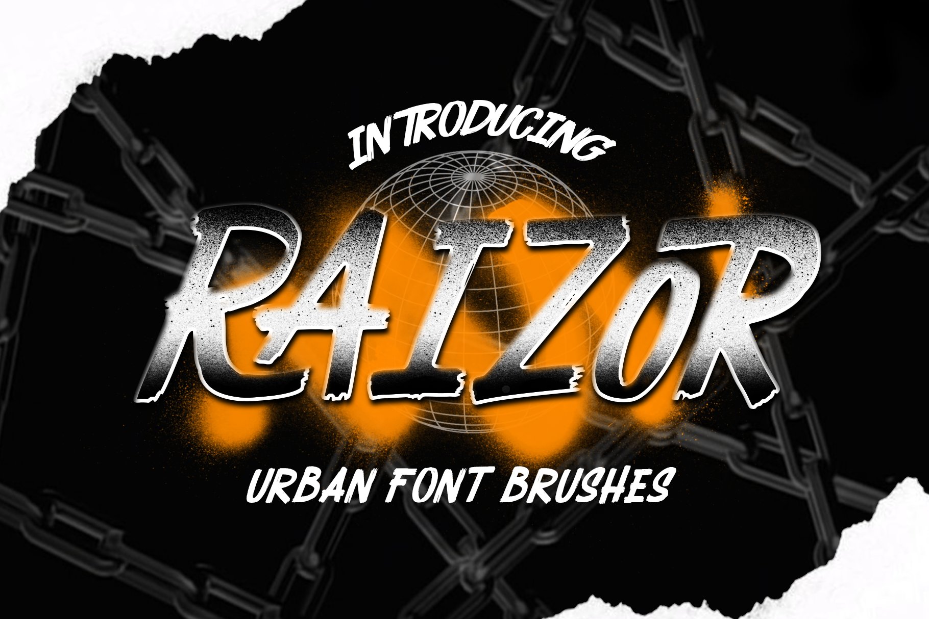 RAIZOR brush font cover image.