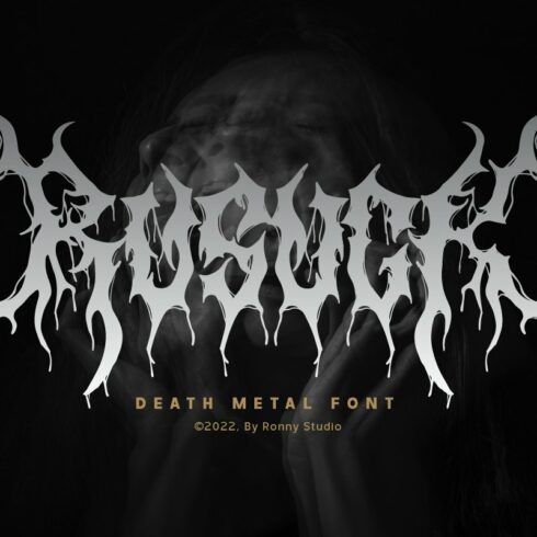 Rusuck - Death Metal Font cover image.