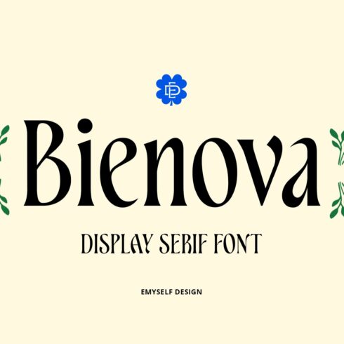 ED Bienova - Display Serif cover image.