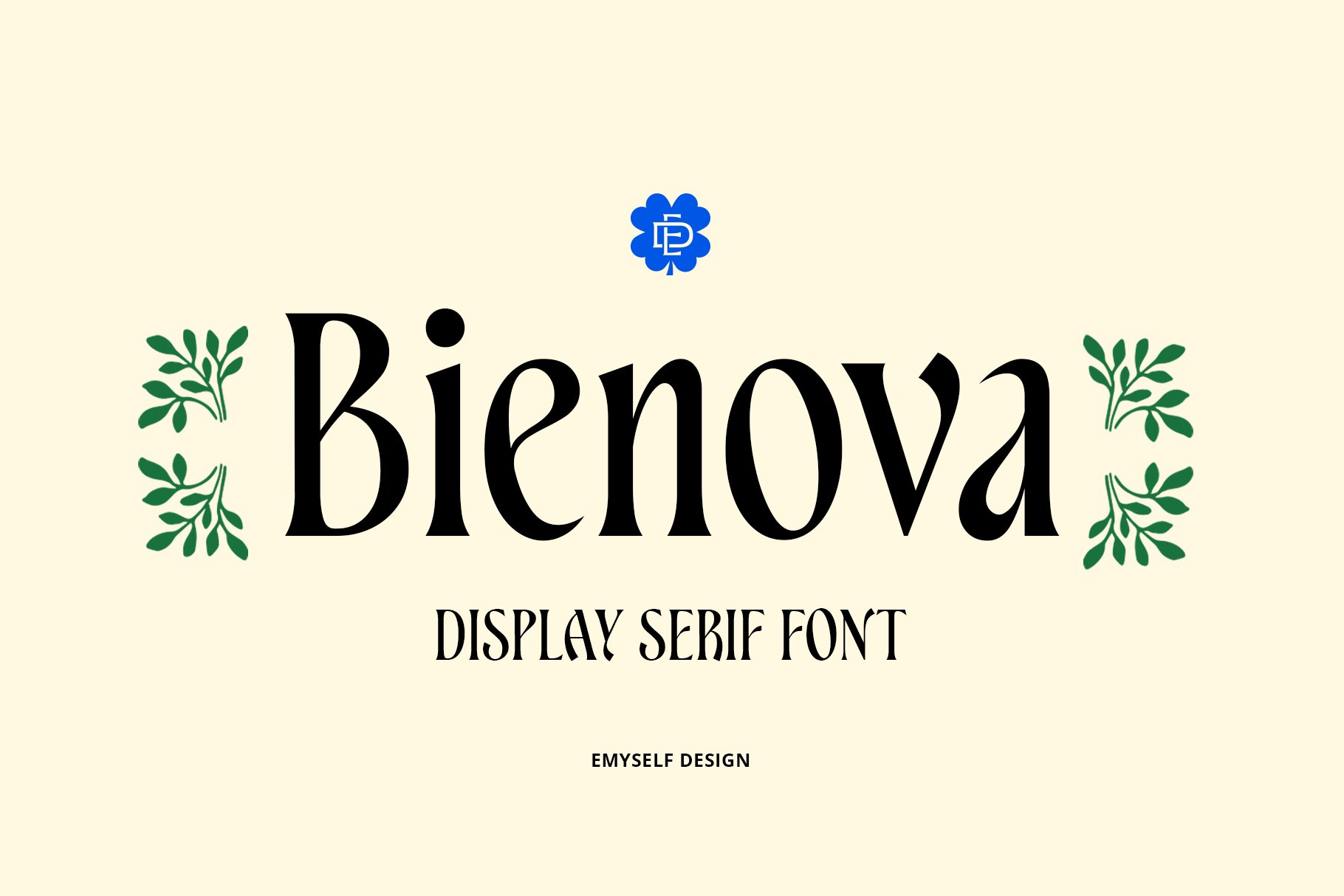 ED Bienova - Display Serif cover image.