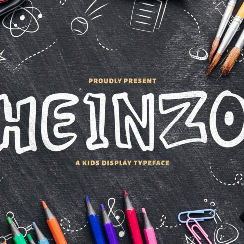 Heinzo - Playful Display Font cover image.