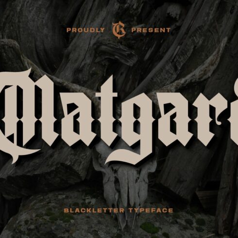 Matgard - Blackletter Typeface cover image.