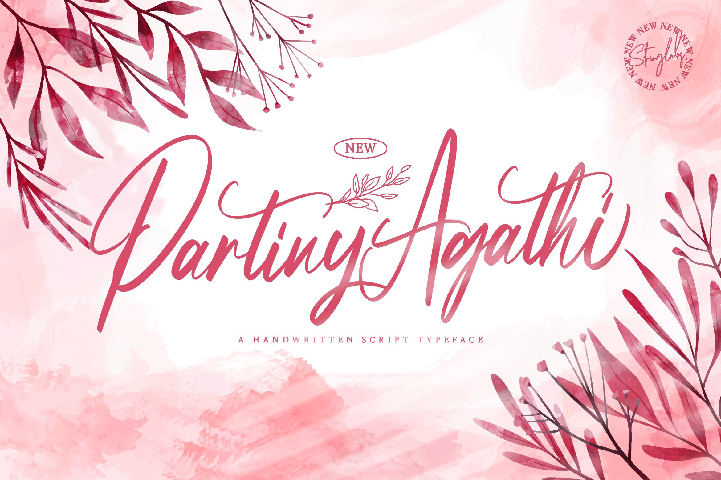 Partiny Agathi - Handwritten Font cover image.