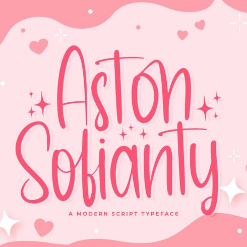 Aston Sofianty - Handwritten Font cover image.