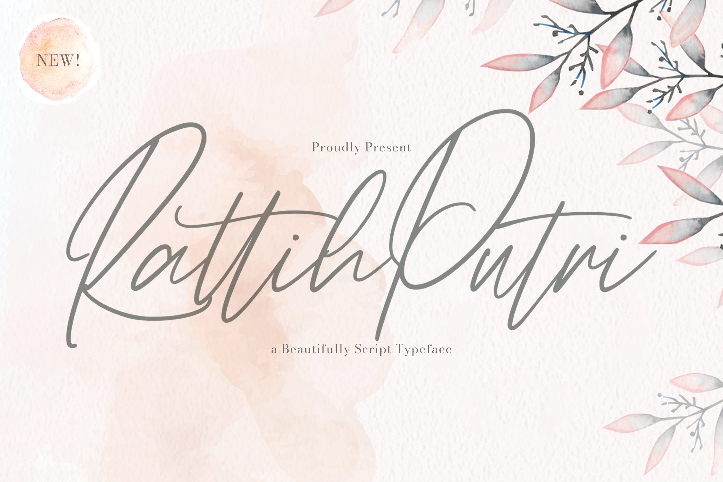 Rattih Putri - Handwritten Font cover image.