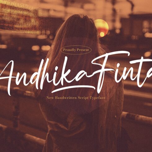 Andhika Finta - Handwritten Font cover image.