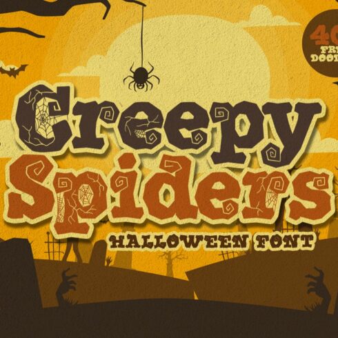 Creepy Spiders || Free Doodles cover image.