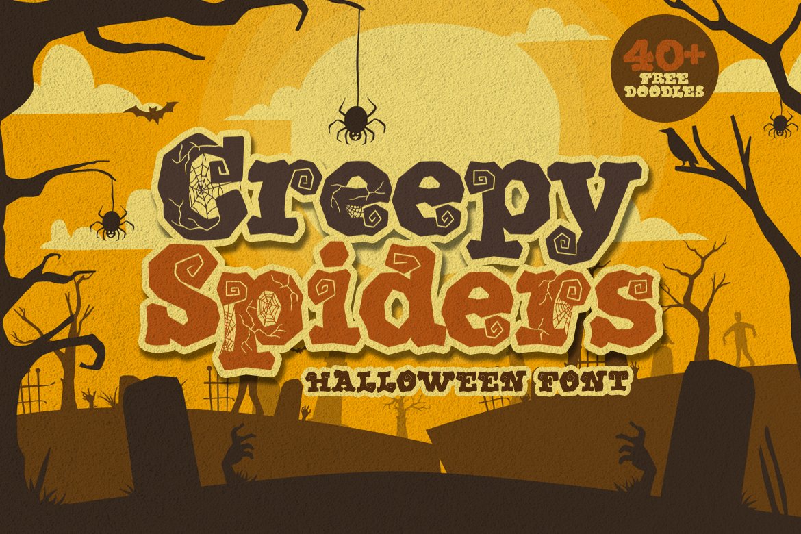 Creepy Spiders || Free Doodles cover image.
