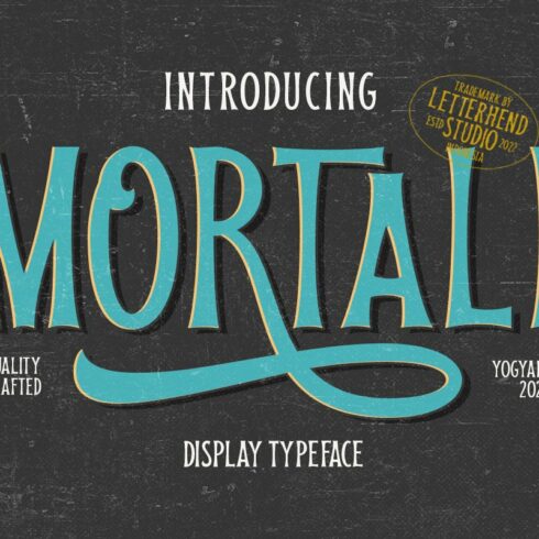 Mortale - Display Fontcover image.