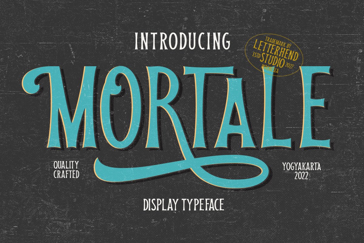 Mortale - Display Fontcover image.