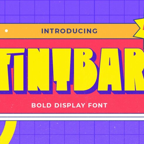 Fintbar - Fun Bold Display Font cover image.