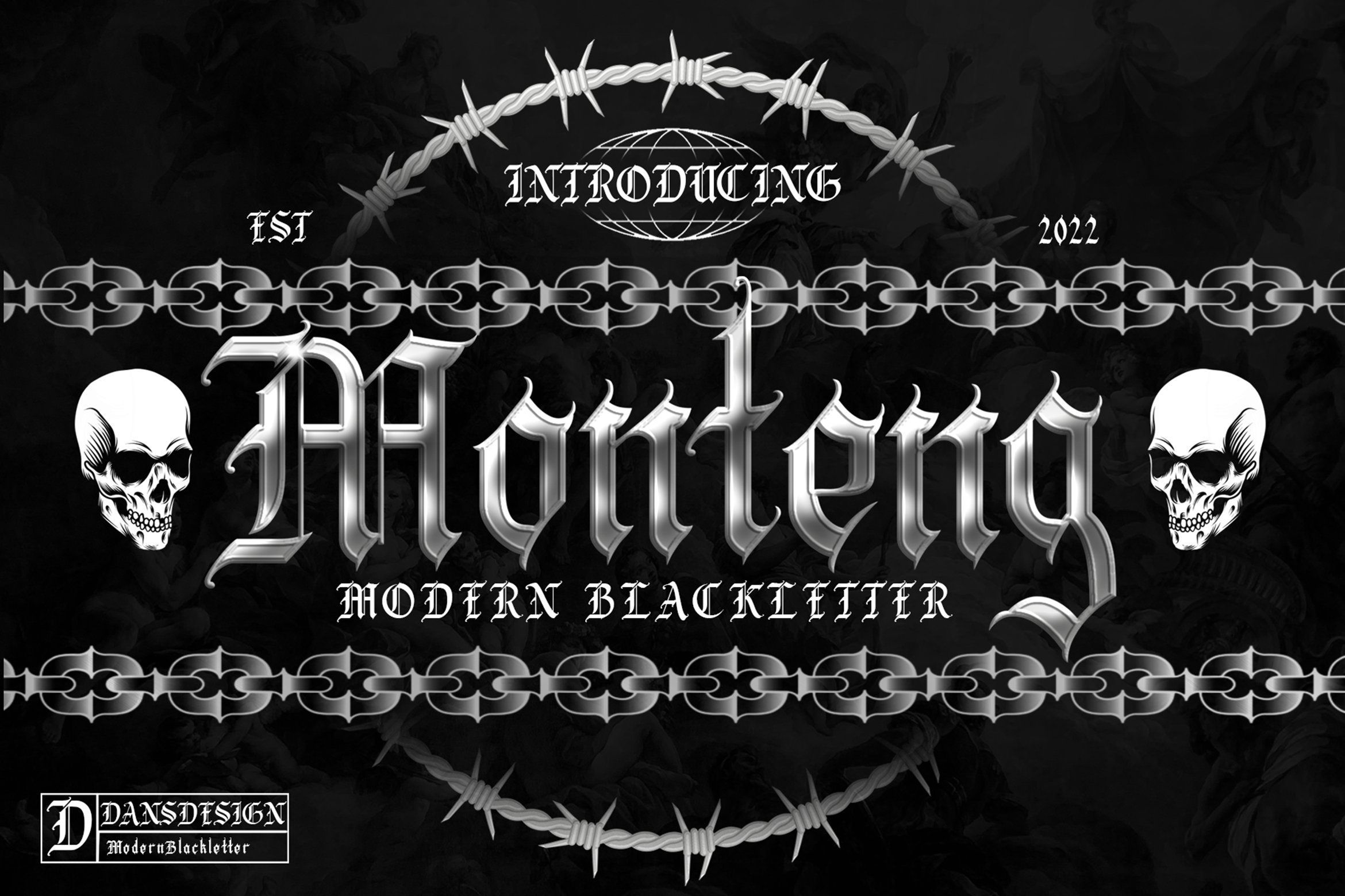 MONTENG MODERN BLACKLETTER cover image.