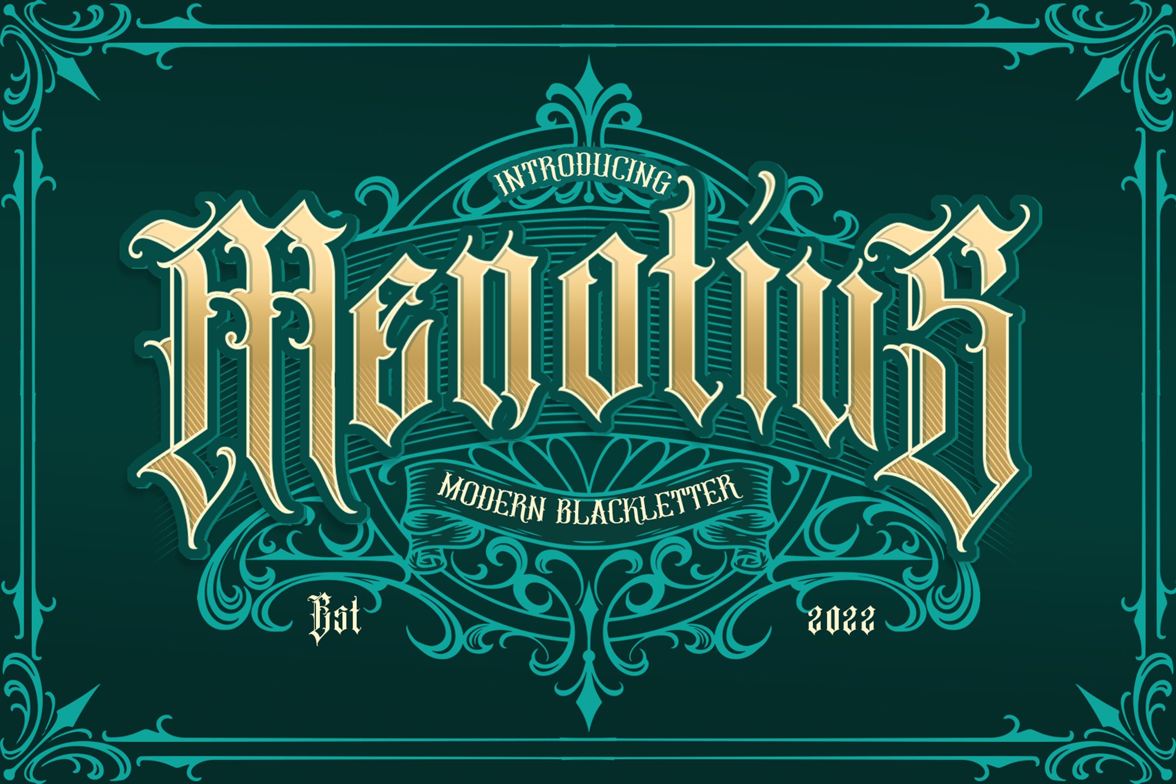 Menotius Modern Blackletters cover image.