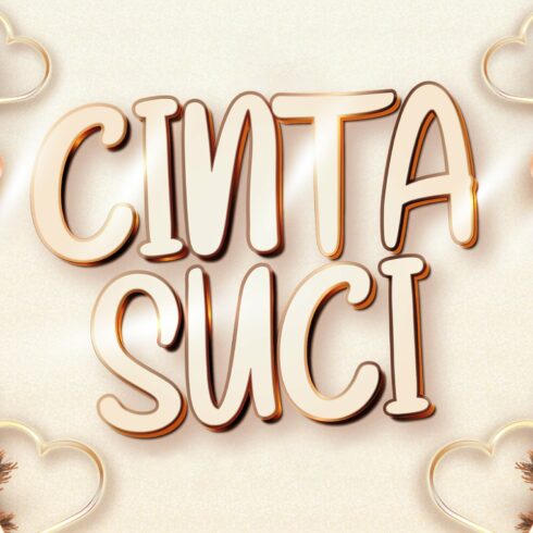 Cinta Suci - Fancy Display Font cover image.
