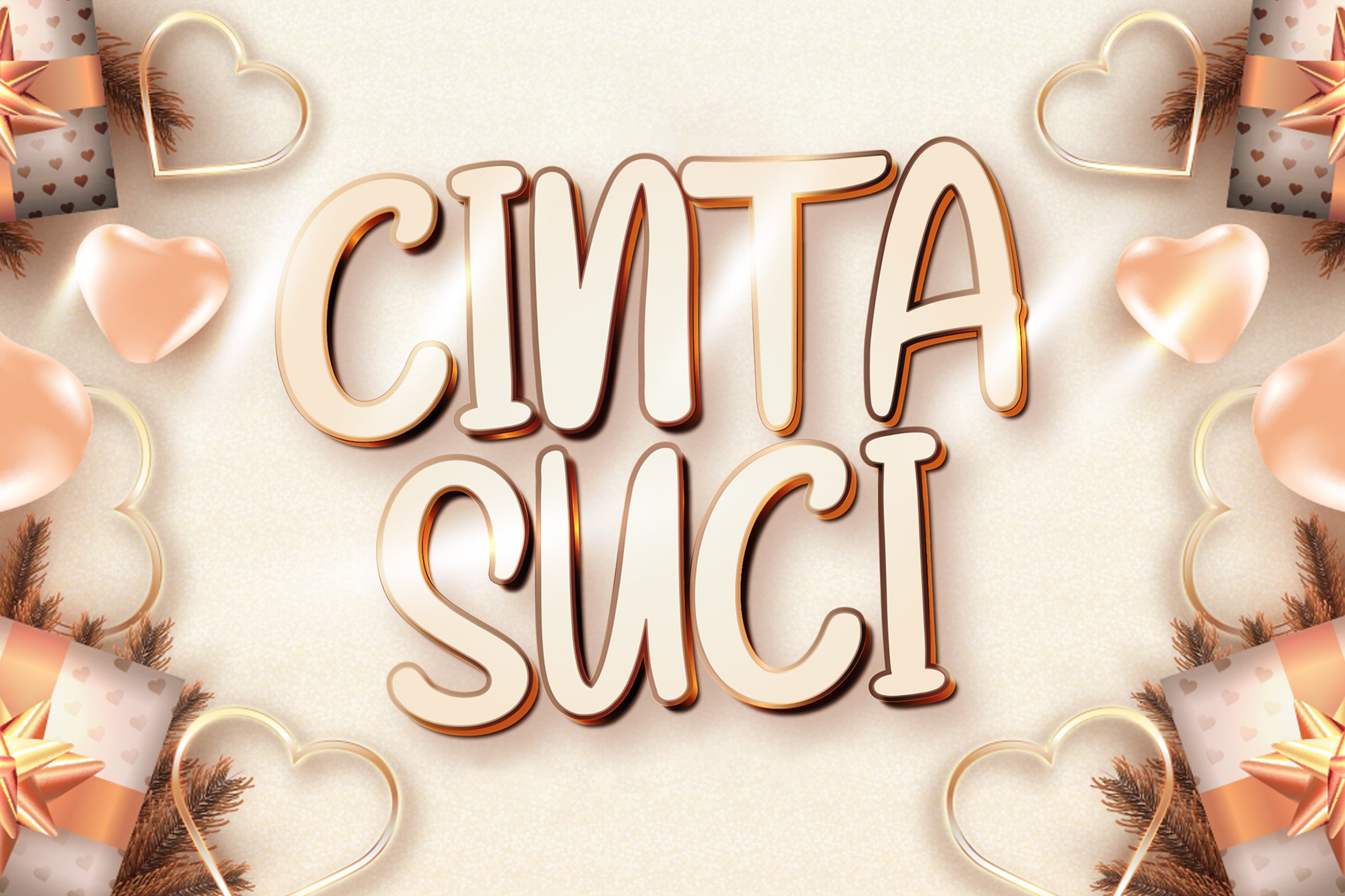 Cinta Suci - Fancy Display Font cover image.