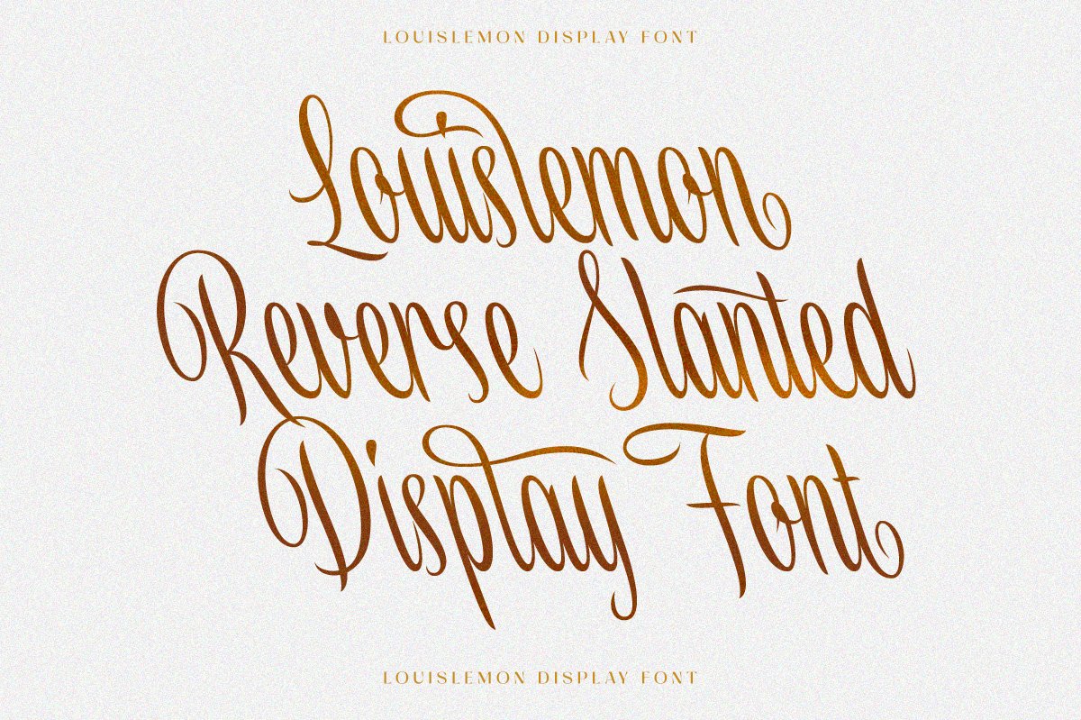 Louislemon - Reverse Slanted Displaypreview image.