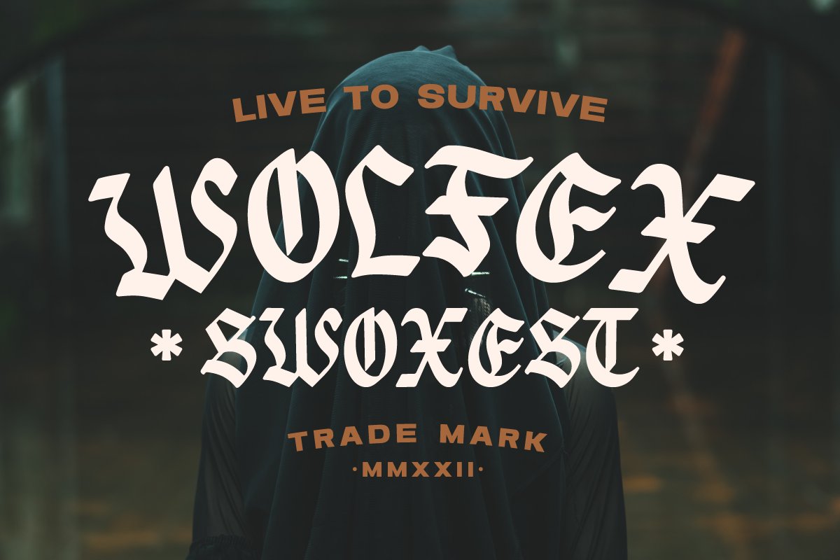 Swoxest - Hand Draw Blackletter preview image.