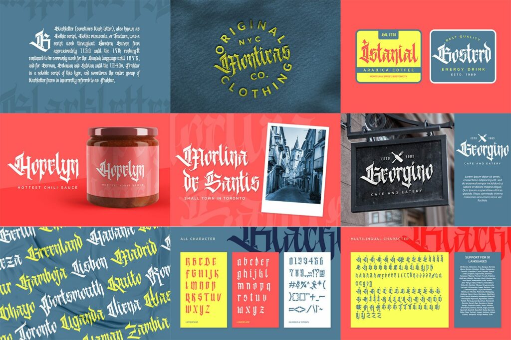 Stunning Blackletter Bundle Font – MasterBundles