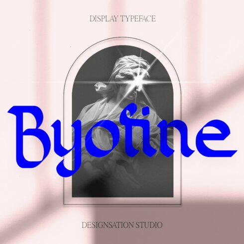 Byofine Gothic Display Typeface cover image.