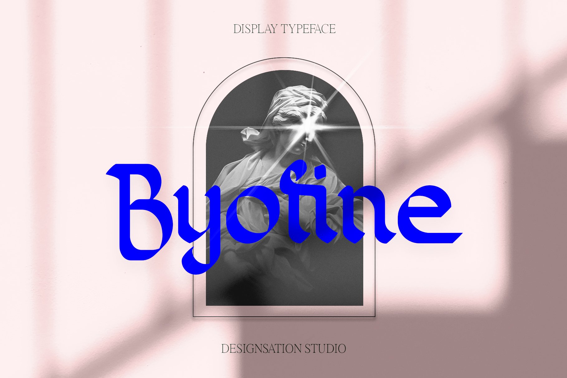 Byofine Gothic Display Typeface cover image.