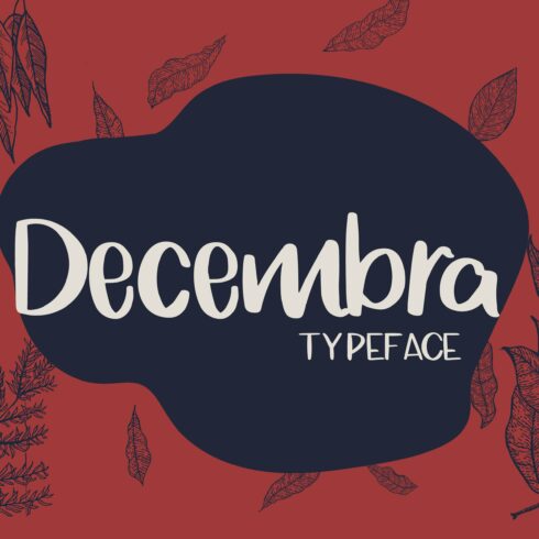 Decembra Handwritten Font cover image.