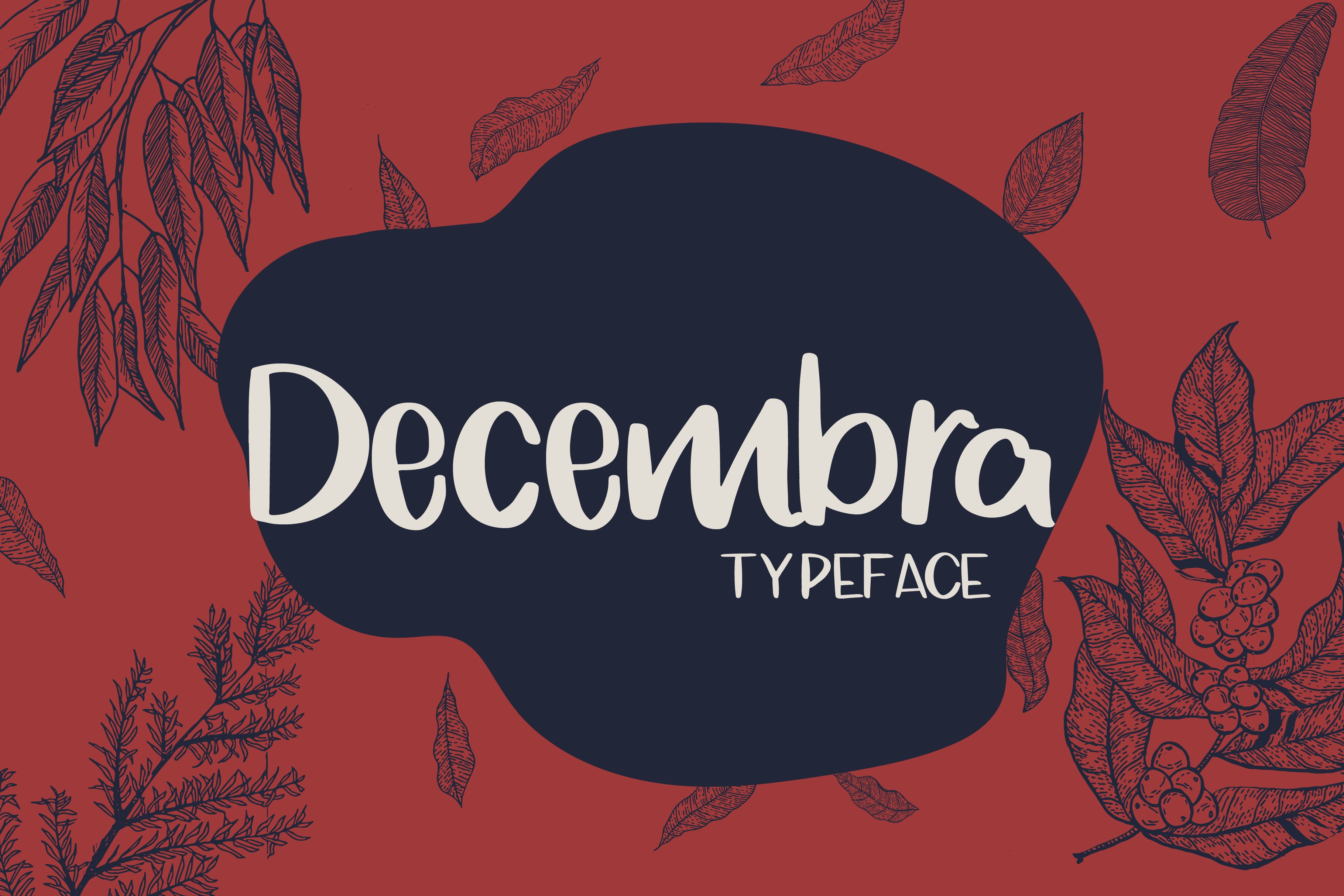 Decembra Handwritten Font cover image.