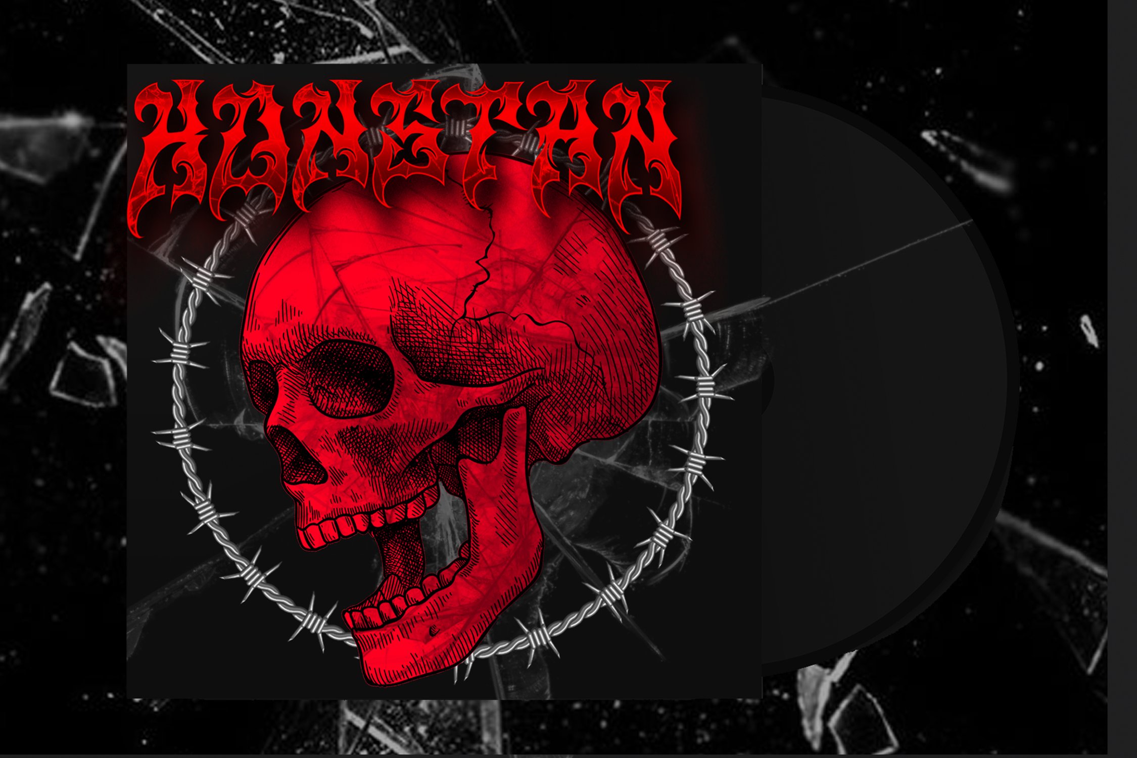 Konstan Doom Gothic Metal Font preview image.