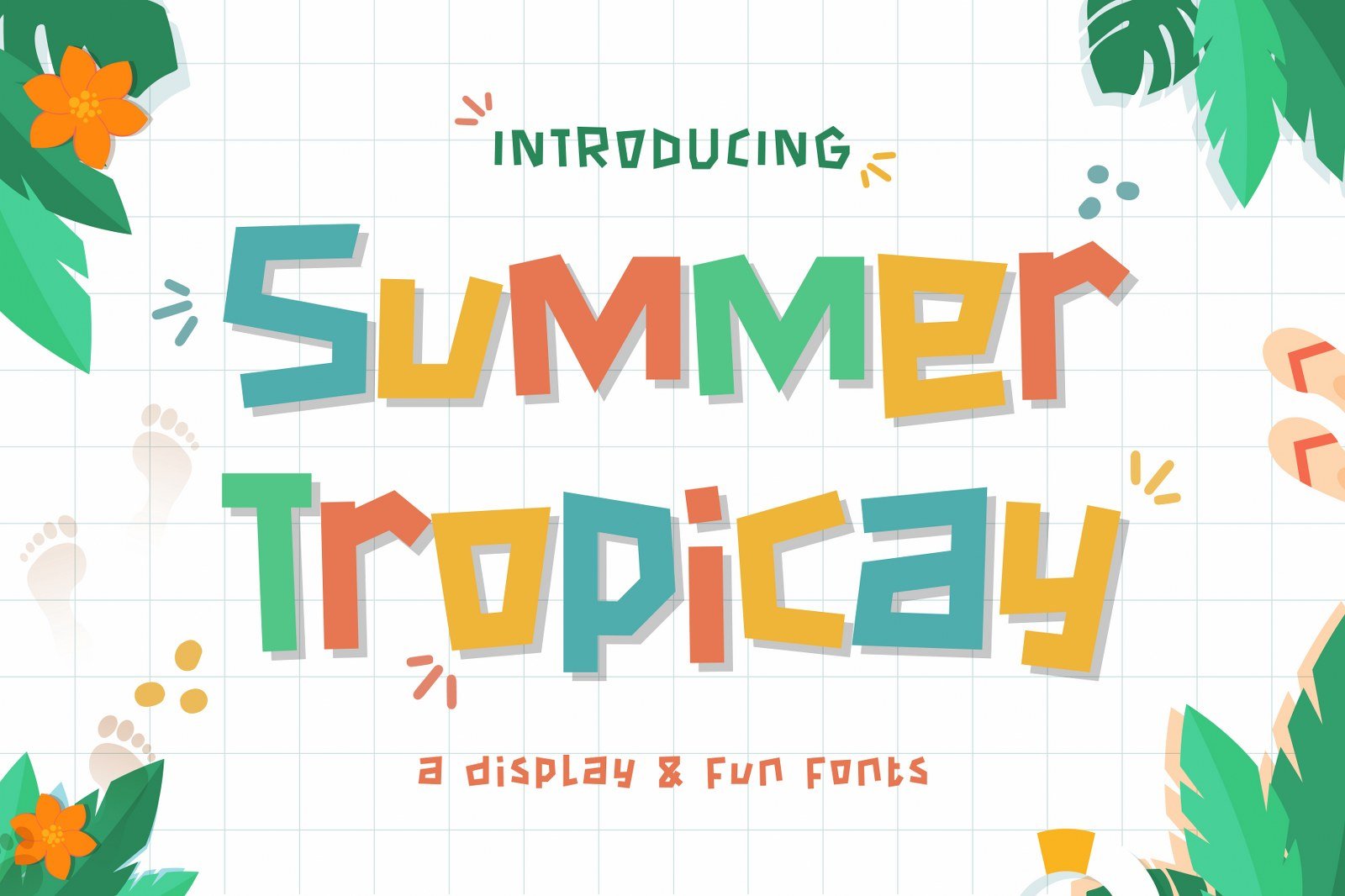 Summer Tropica - Playful Font cover image.