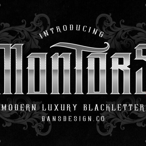 MONTORS MODERN BLACKLETTER cover image.