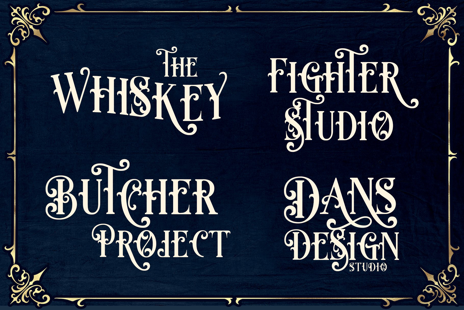 Shoster luxury Blackletter preview image.