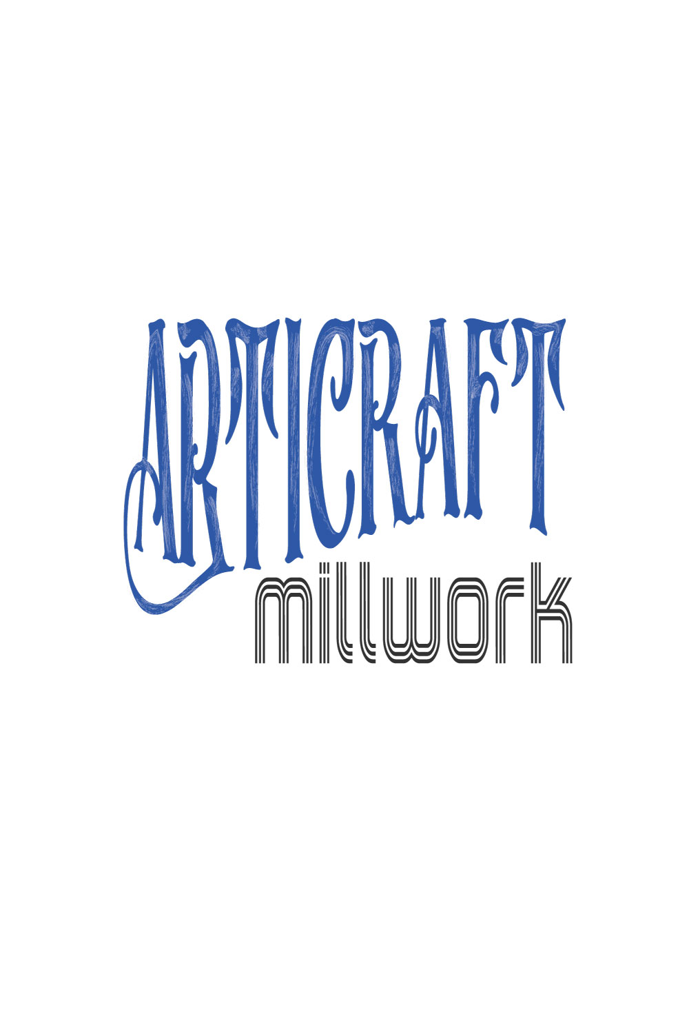 Articraft millwork - TShirt Print Design pinterest preview image.