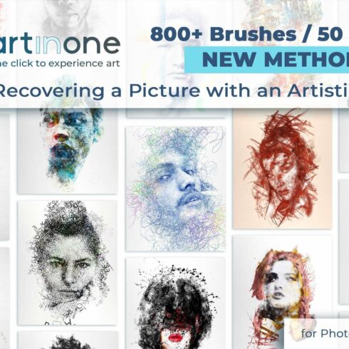 artinone Photoshop Brushescover image.