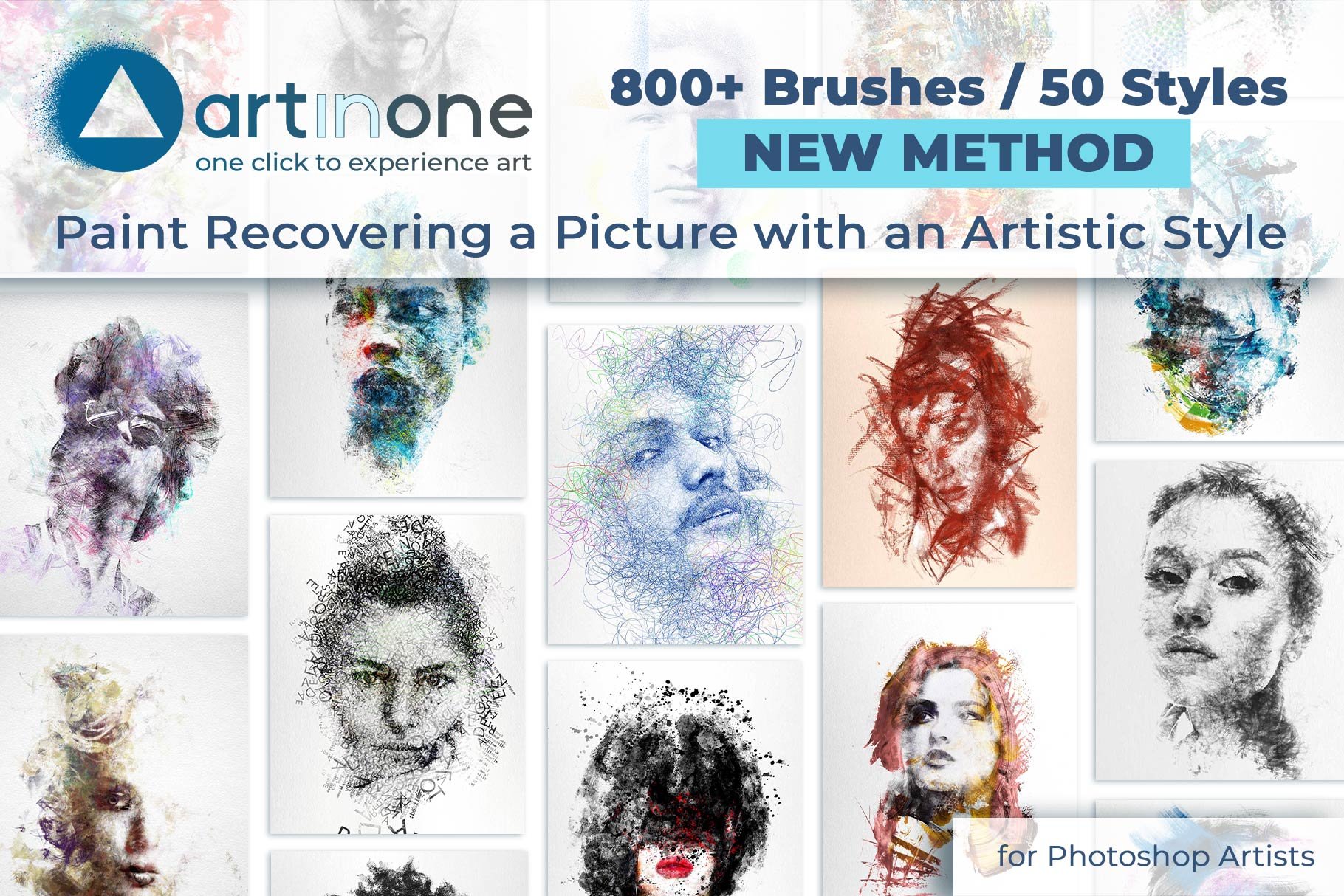 artinone Photoshop Brushescover image.