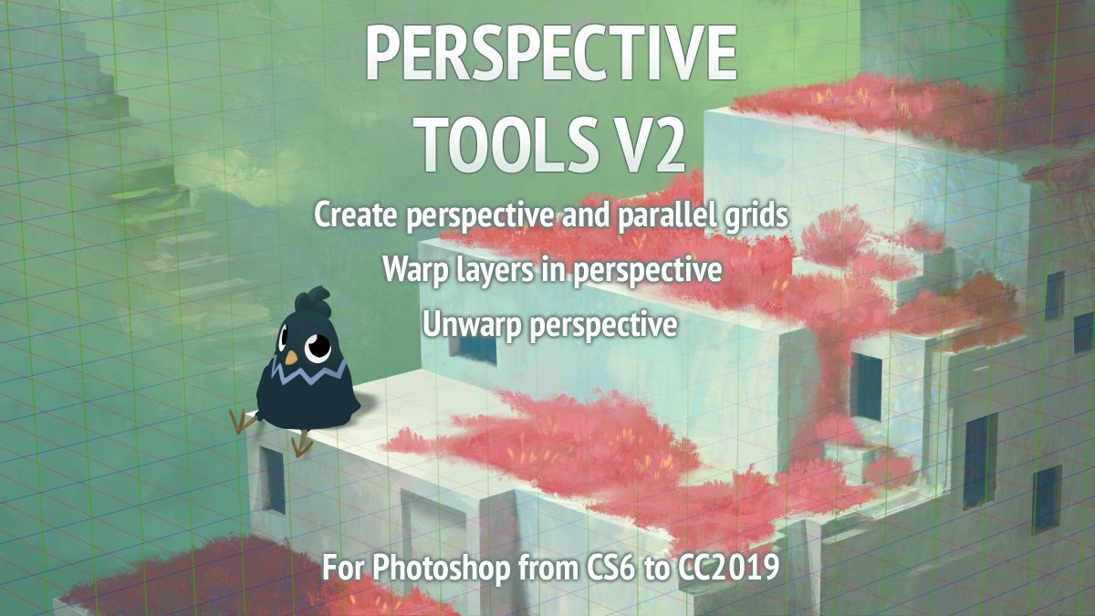 Perspective Tools v2 for Photoshopcover image.