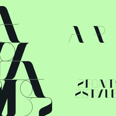 Arx | Display | 2 Fonts + 2 Styles cover image.