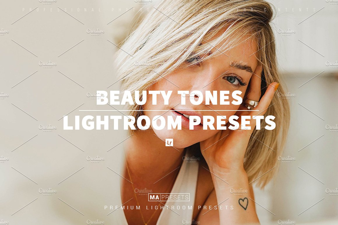 10 BEAUTY TONES Lightroom Presetscover image.