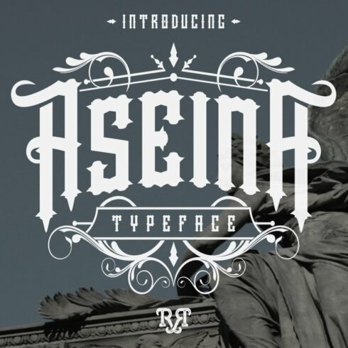 Aseina Typeface + Bonus cover image.