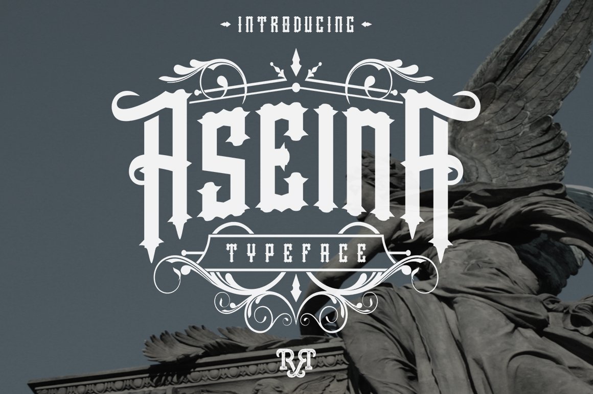 Aseina Typeface + Bonus cover image.