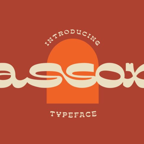 assox typeface cover image.