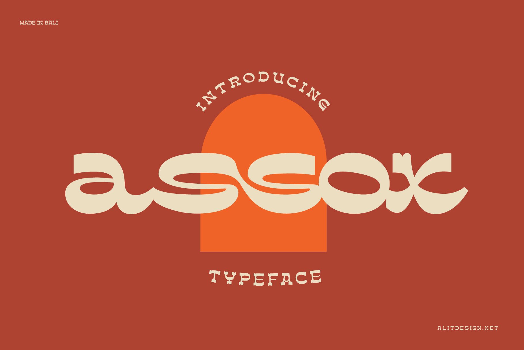 assox typeface cover image.