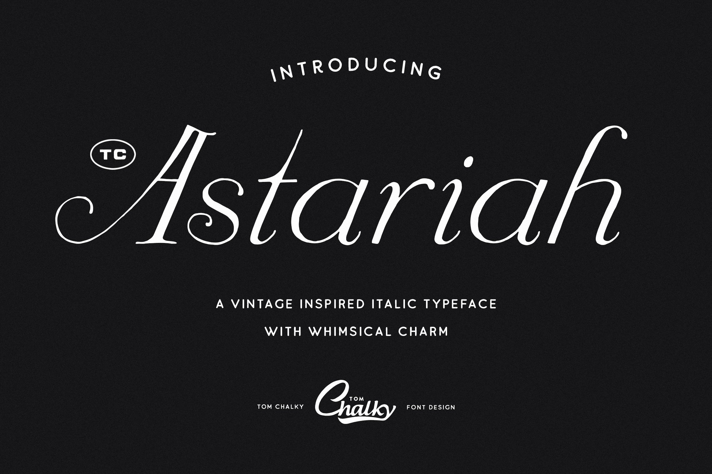 Astariah - Vintage Handwritten Font cover image.