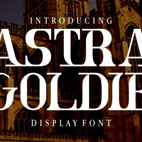 Astra Goldie - Display Font cover image.