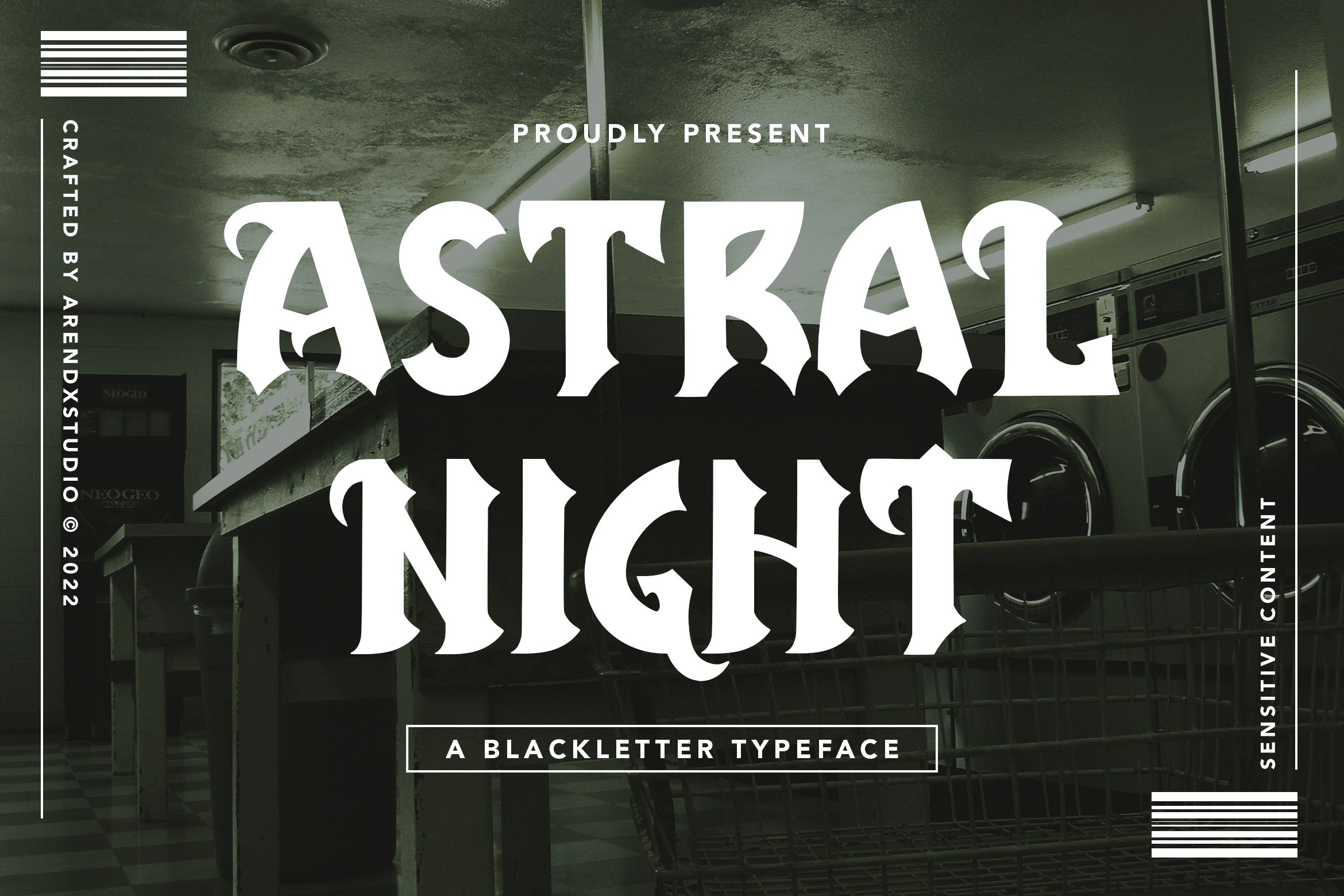 Astral Night - Blackletter Typeface cover image.