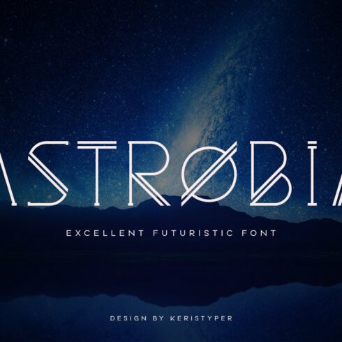 Astrobia Typeface cover image.