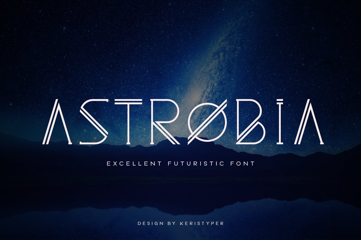 Astrobia Typeface cover image.