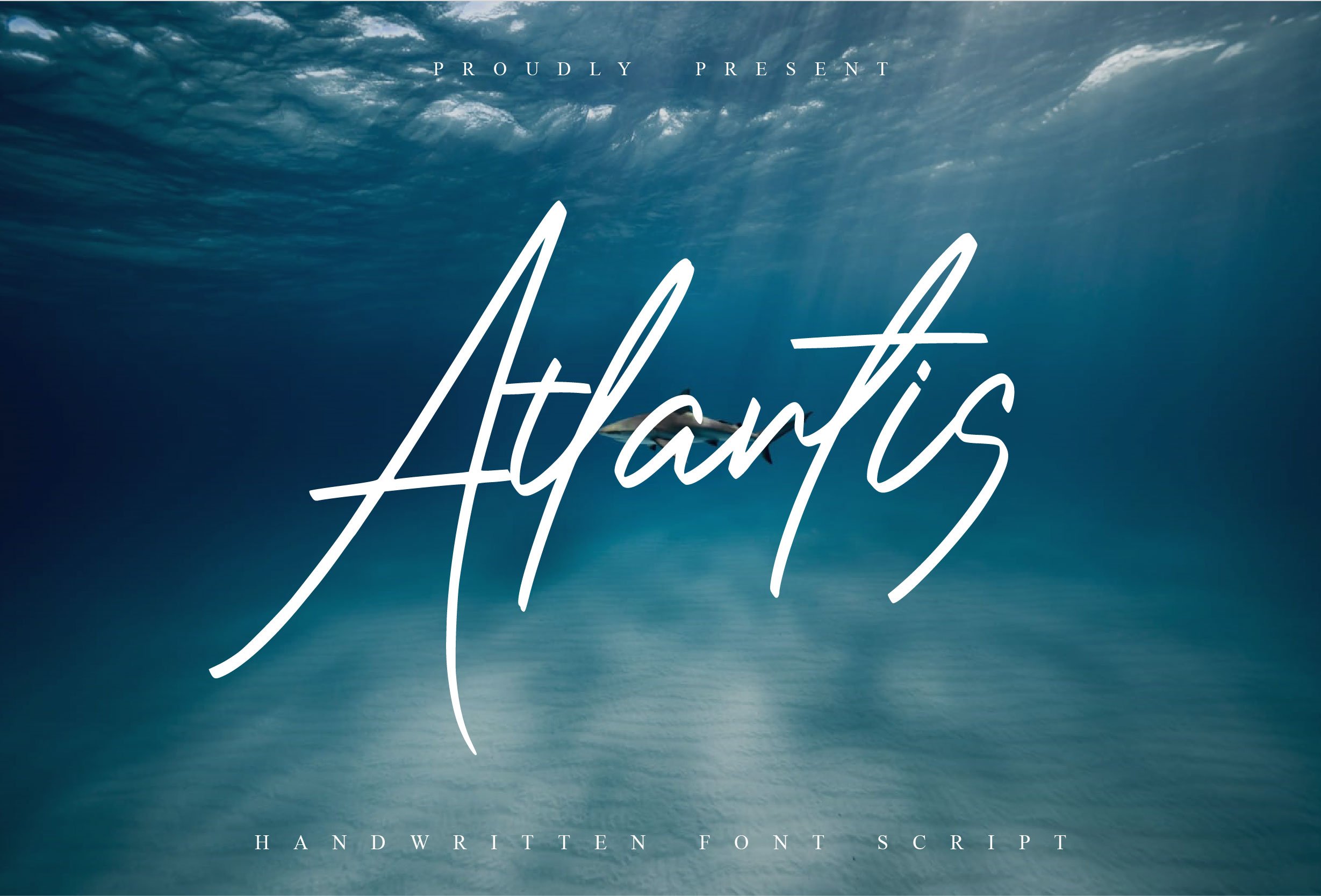 Atlantis - Handwritten Font Scriptcover image.