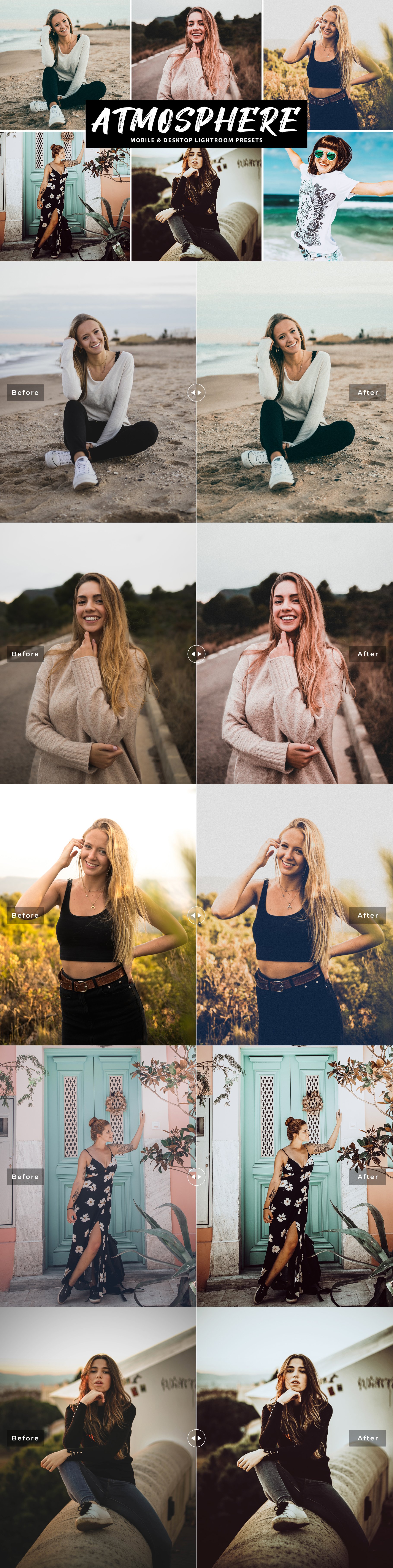 Atmosphere Lightroom Presets Packcover image.