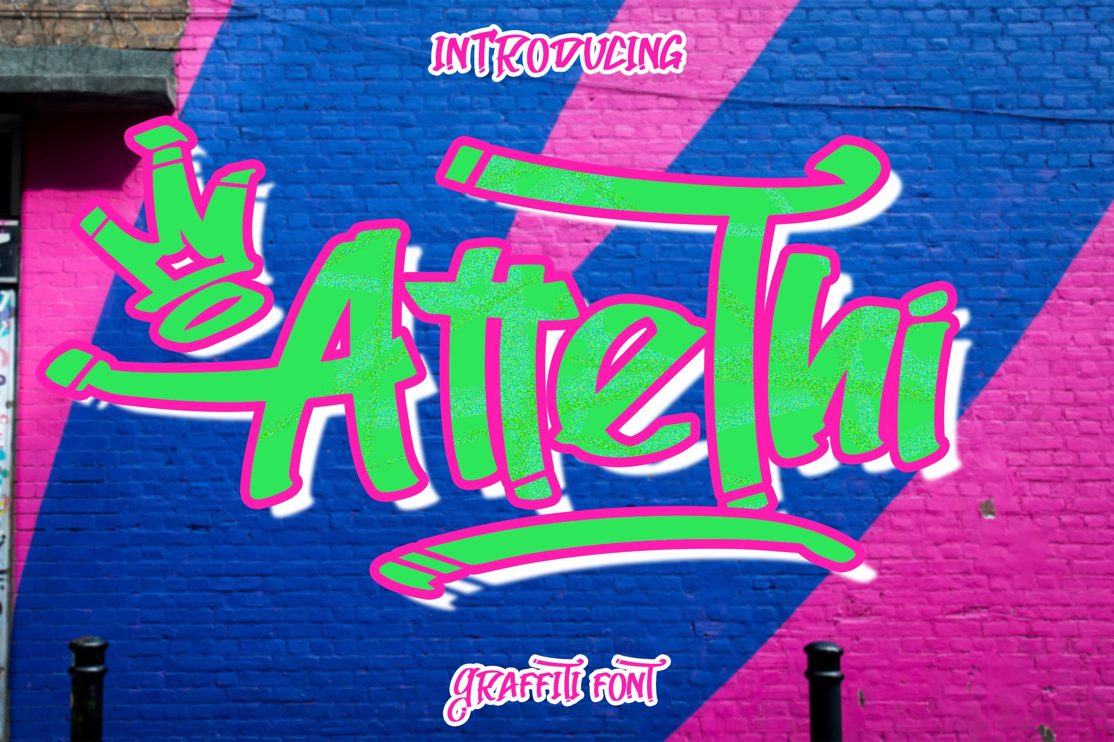 AtteThi - Graffiti Font cover image.