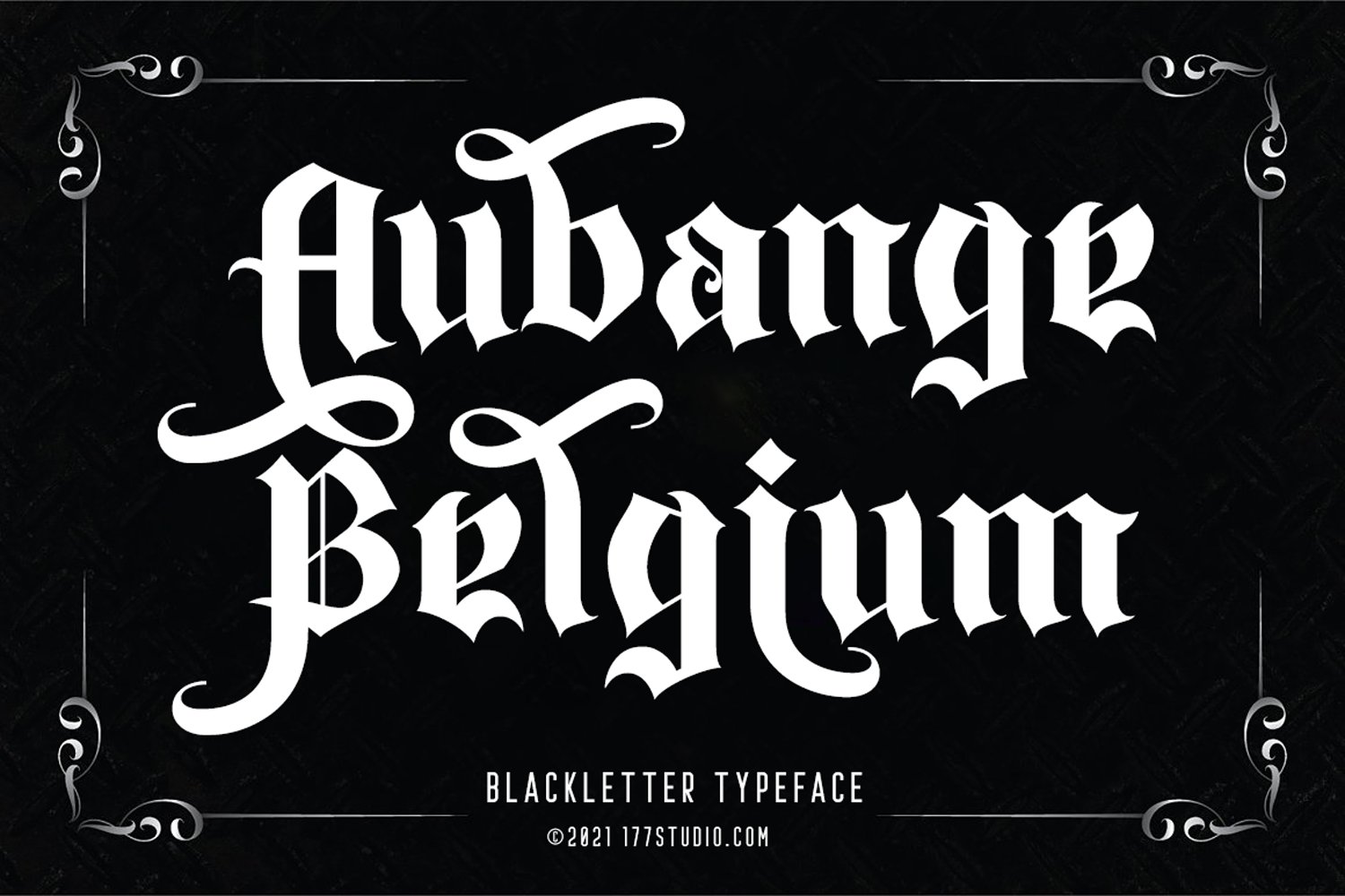 Aubange Belgium Font cover image.