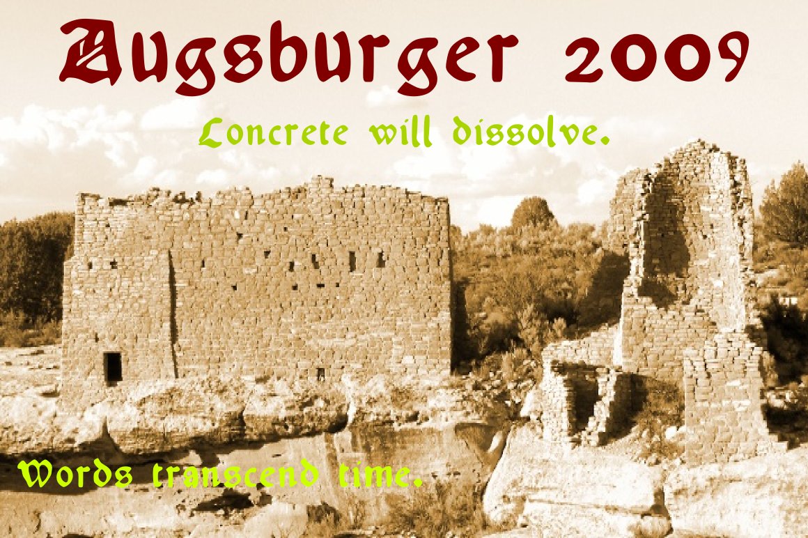 Augsburger 2009 cover image.